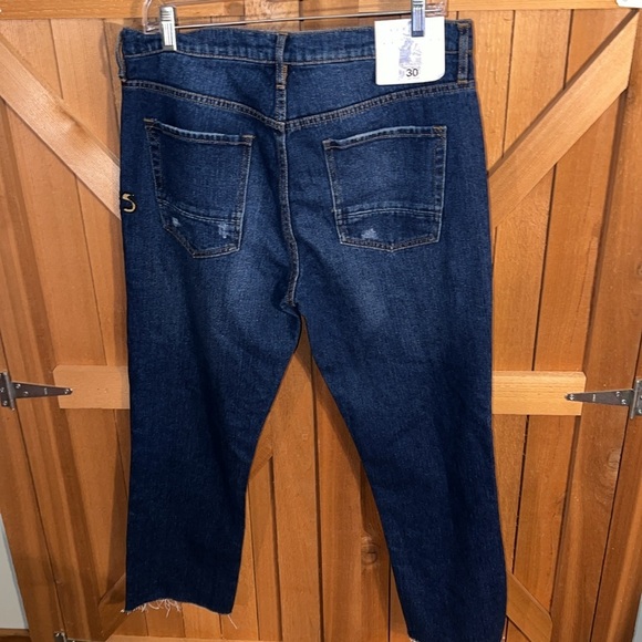 Kendall & Kylie Boyfriend Distressed Jeans 30 - Picture 2 of 8